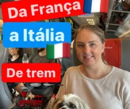 Post do Instagram com dicas de viagem de França a Itália.