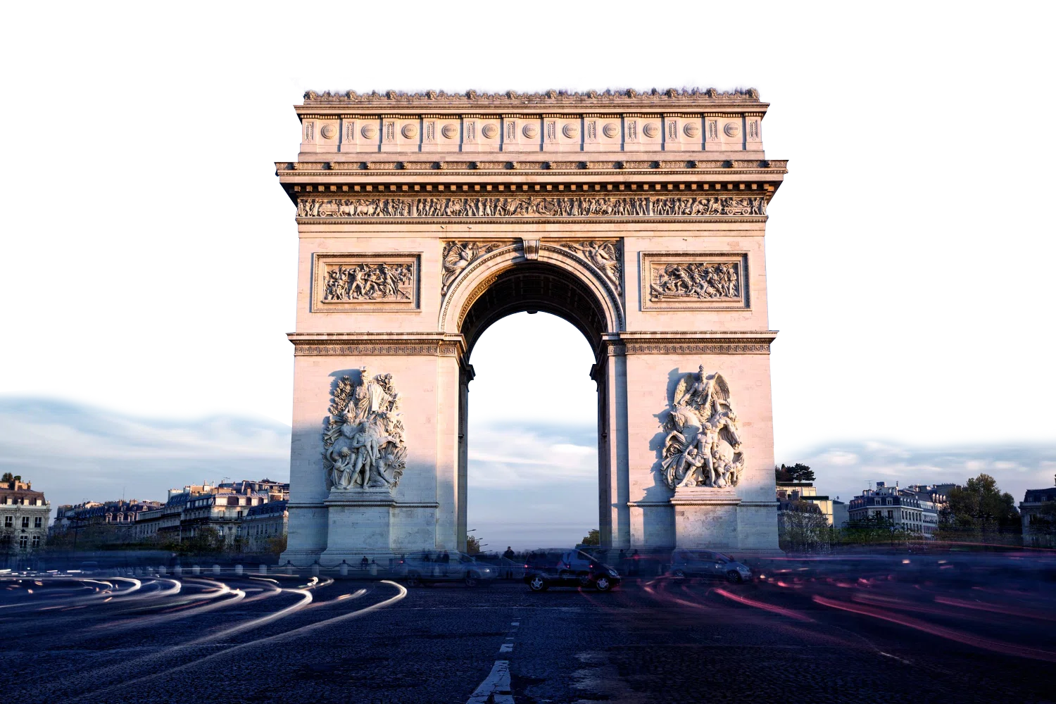 Arco do Triunfo, em Paris.
