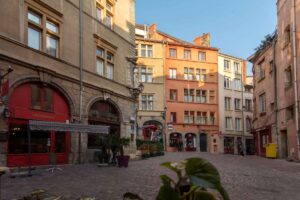 Ruas de Lyon, na França.