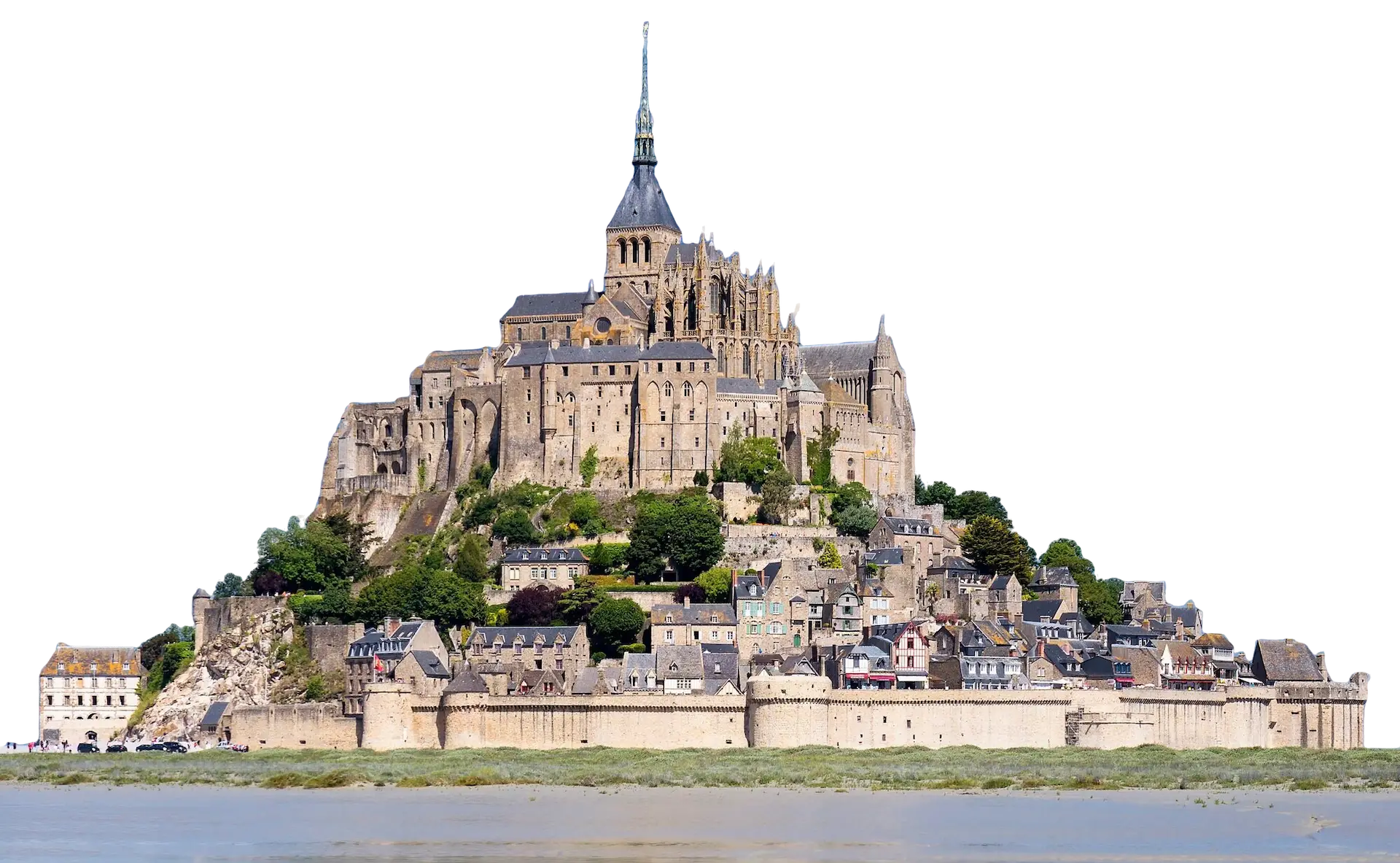 Castelo do Mont Saint Michel, na França.